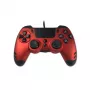 Lexip Metaltech – controller con filo – rosso rubino (Multi), gamepad, PC, PlayStation 4, D-Pad, tasto Home, tasto Opzioni, tasto Share, analogico/digitale, multicolore, con filo