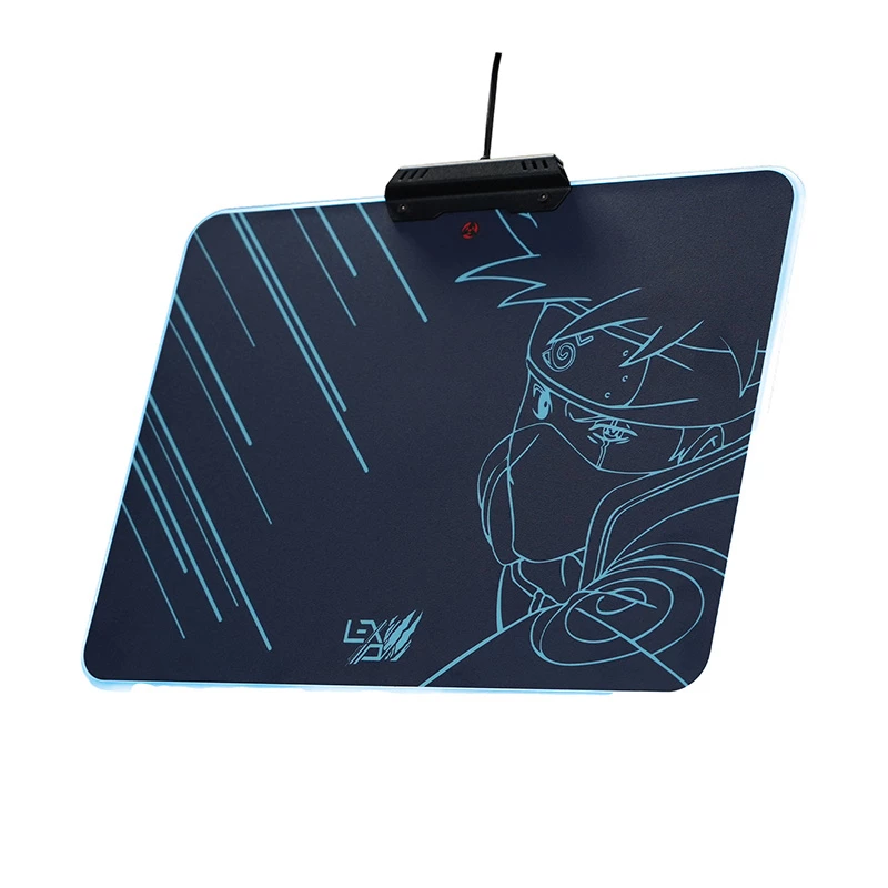 Lexip Kakashi “Kamui” Naruto Shippuden tappetino mouse – con superficie rigida microstrutturata e illuminazione RGB