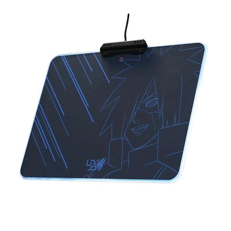 Lexip Madara “Destruction” Naruto Shippuden tappetino mouse – con superficie rigida microstrutturata e illuminazione RGB
