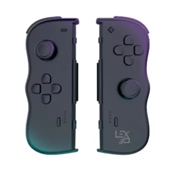 Lexip Adventure Twinpads nero (Switch), gamepad, Nintendo Switch, Nintendo Switch OLED, tasto Capture, D-Pad, tasto Home, analogico/digitale, wireless, Bluetooth