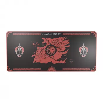 Lexip HBO Game of Thrones - Targaryen Edition tappetino mouse gaming nero, rosso