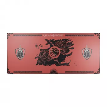 Lexip HBO Game of Thrones tappetino mouse gaming nero, rosso