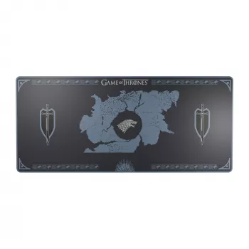 Lexip HBO Game of Thrones – Stark Edition tappetino mouse gaming nero, blu, bianco