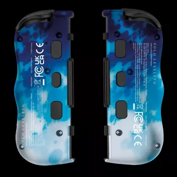 Lexip X CRUNCHYROLL - SUNG JIN-WOO TWIN PADS WL, Gamepad, Nintendo Switch 2, croce direzionale, tasti direzionali, analogico / digitale, wireless, blu, bianco