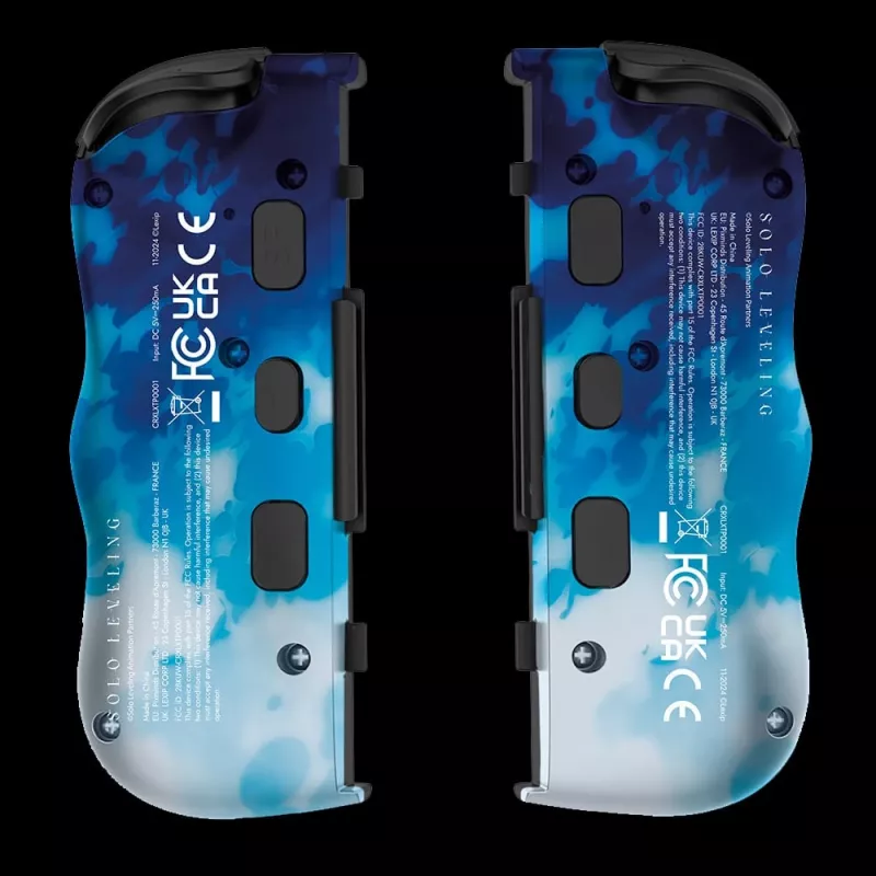 Lexip X CRUNCHYROLL - SUNG JIN-WOO TWIN PADS WL, Gamepad, Nintendo Switch 2, croce direzionale, tasti direzionali, analogico / digitale, wireless, blu, bianco