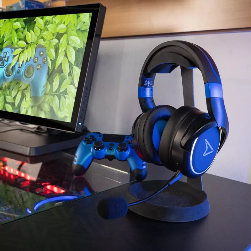 Cuffie Lexip Metaltech – wireless, bassa latenza, 32 h di autonomia – blu cobalto