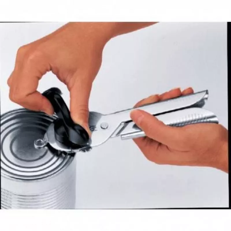 WMF Tin Up apriscatole meccanico nero, acciaio inox