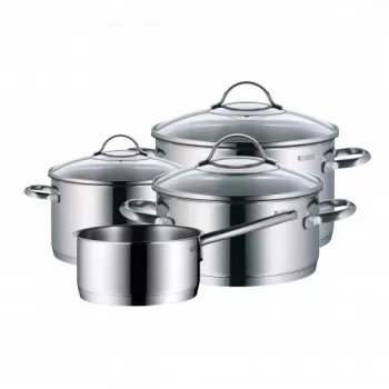 WMF Provence Plus set di pentole 4 pezzi, acciaio inox