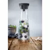WMF Basic caraffa per acqua 1,0 nero, caraffa, 1 L, nero, trasparente, vetro, rotonda, Köhler & Wilms