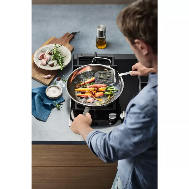 WMF 1756486411 nero, acciaio inox alluminio, acciaio inox