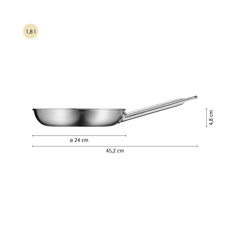 WMF Ultimate Profi Resist padella, 24 cm, 17.5924.6411