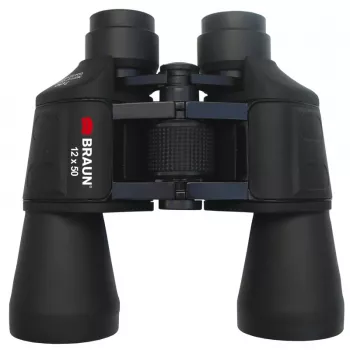 Braun binocolo 12x50 BK-7 Porro nero