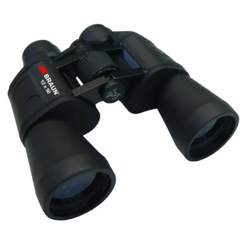 Braun binocolo 12x50 BK-7 Porro nero