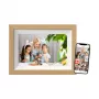Braun DigiFrame 10W cornice digitale bianco, legno 25,6 cm (10,1