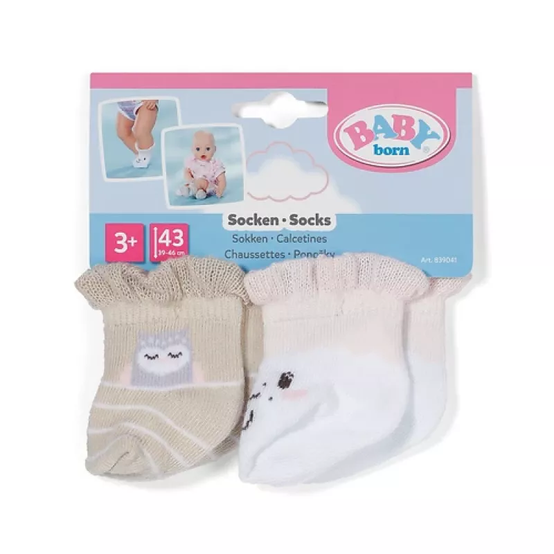 BABY born calzini pecora 2 paia 43cm calzini per bambola