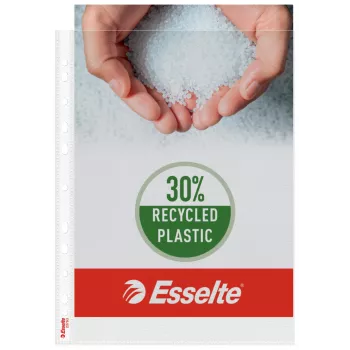 Esselte Cartellina A4 75my trasparente 100 pz