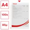 Esselte Cartellina A4 75my trasparente 100 pz