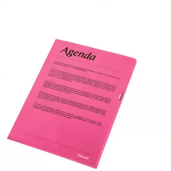 Esselte Cartellina 105my A4 confezione da 100, A4, polipropilene (PP), rosso, verticale, 220 mm, 1 mm