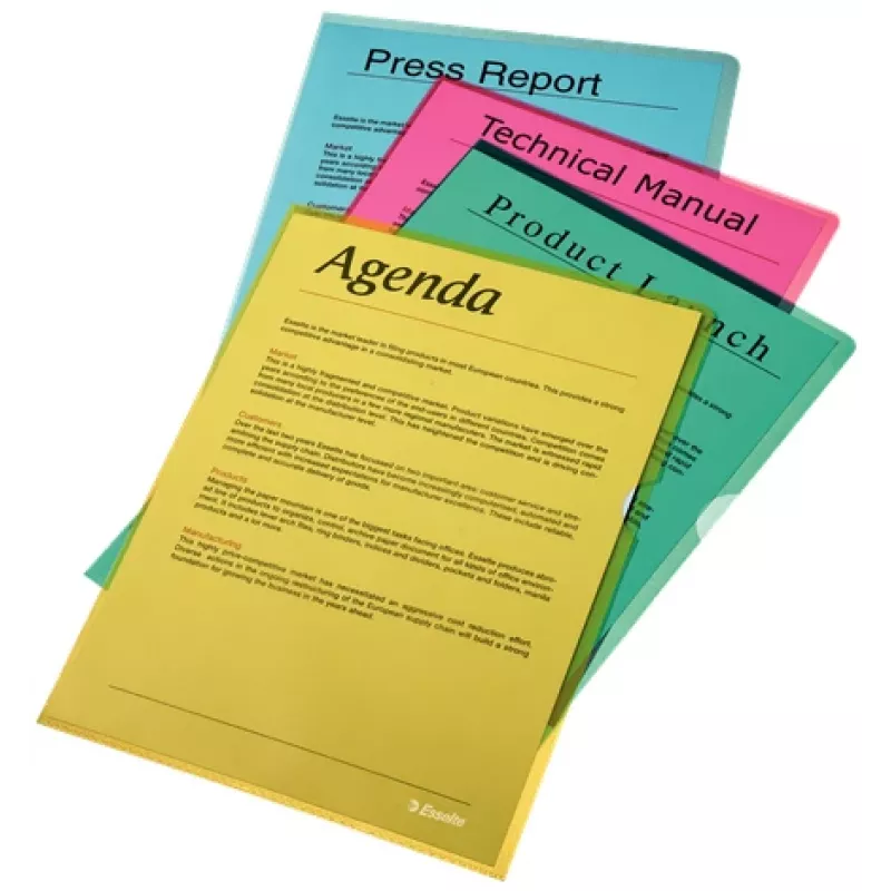 Esselte Cartellina 105my A4 confezione da 100