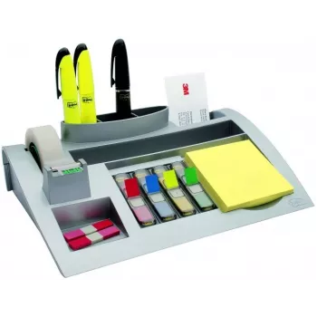 3M C50 organizzatore da scrivania con cassetti argento
