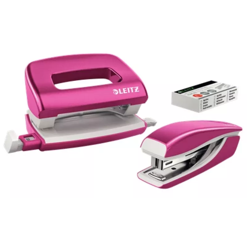 Leitz 55612023 cucitrice Metallic, rosa