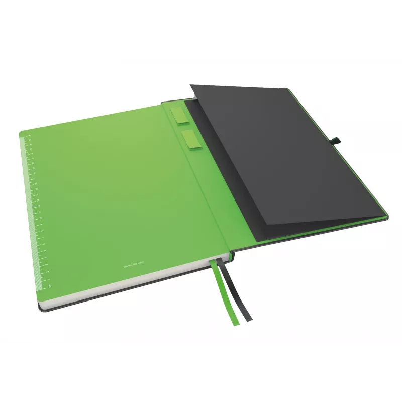 Leitz quaderno Complete A4 a righe 96 g 80 fogli, nero, A4, copertina rigida