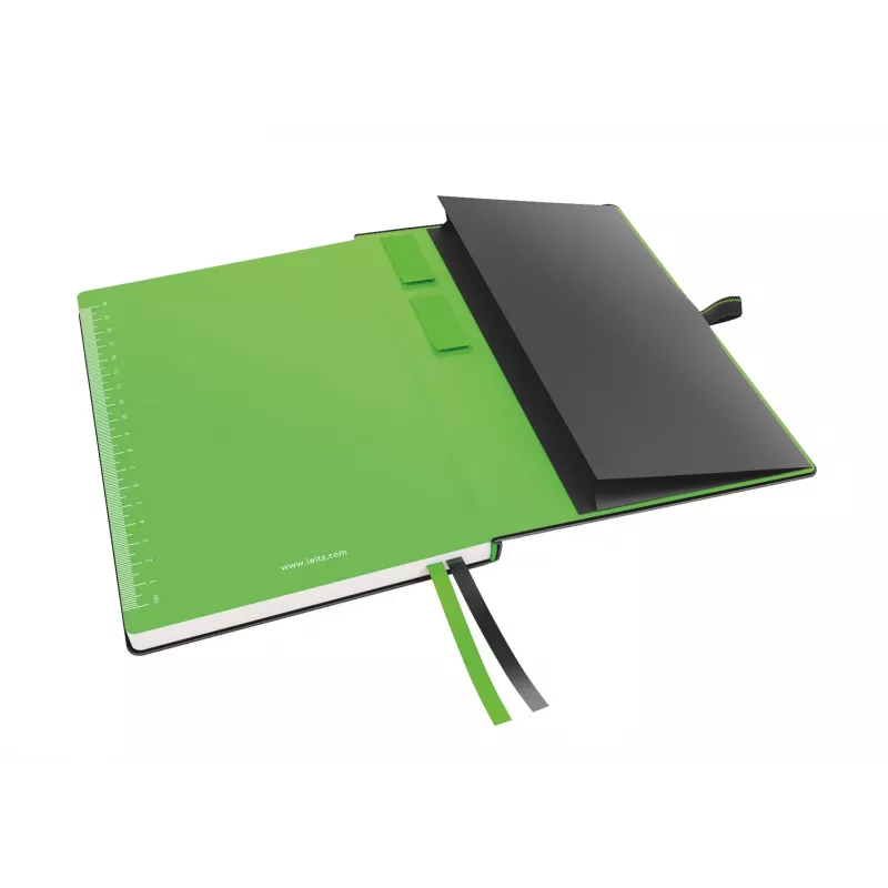 Leitz quaderno Complete A5 a righe 96 g 80 fogli, nero, A5, copertina rigida