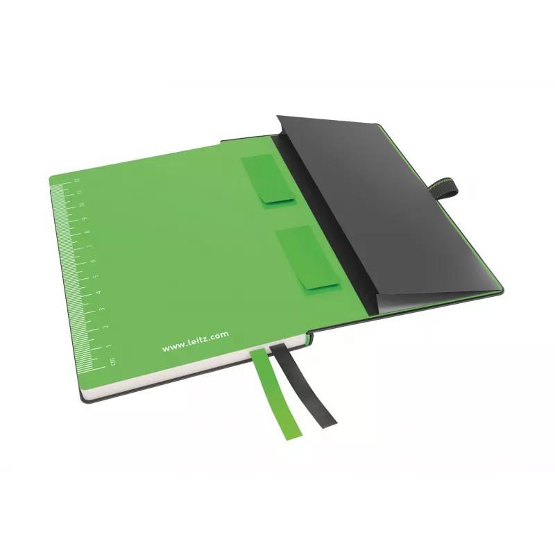 Leitz quaderno Complete A6 a righe 96 g 80 fogli, nero, A6, copertina rigida