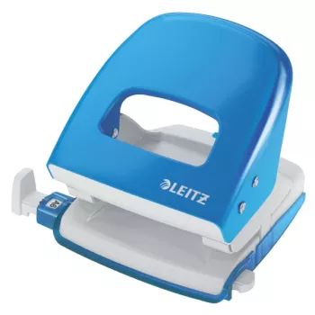 Leitz perforatrice 5008 NeXXt, 2 fori 30 fogli, 30 fogli, blu, metallo, 8 cm, A6, 5,5 mm