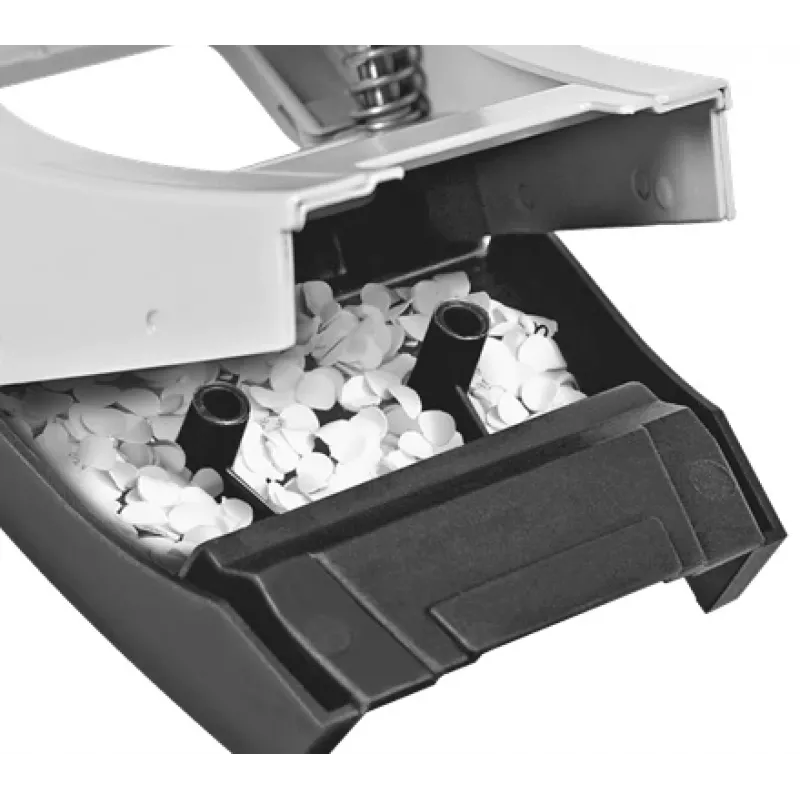 Leitz NeXXt perforatrice WOW Mini 2 fori / 10 fogli, 10 fogli, bianco, nero, plastica, 8 cm, 5,5 mm
