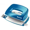 Leitz NeXXt perforatrice WOW Mini 2 fori / 10 fogli, 10 fogli, blu, plastica, 8 cm, 5,5 mm, A4
