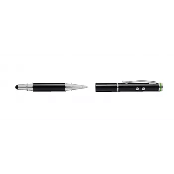Stylus Leitz pens 4 in one Complete per dispositivi touchscreen, universale, compatibilità con tutte le marche, nero, iPad, ottone, silicone, LR41