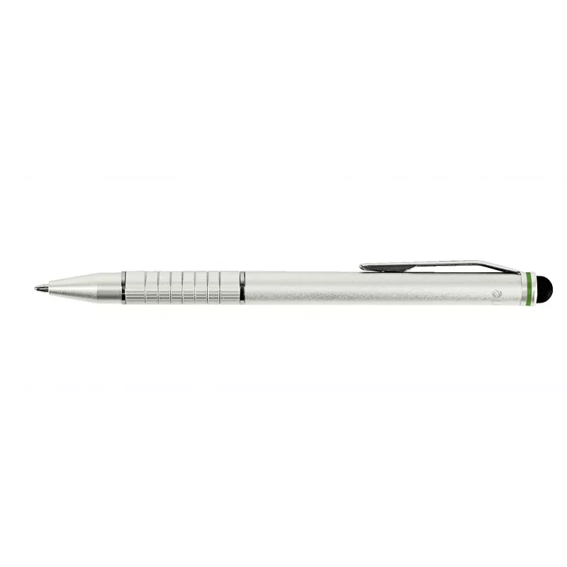 Stylus Leitz 2-in-1 Complete per dispositivi touchscreen, universale, tutte le marche, argento, iPad, alluminio, silicone, 10 g