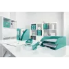 Pinzatrice Leitz WOW, 15 fogli, turchese, P2, n. 10, 80 g/m², 4,95 cm, posteriore