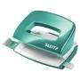 Perforatore Leitz NeXXt WOW Mini 2 fori / 10 fogli, 10 fogli, turchese, grigio, plastica, 8 cm, 5,5 mm, A4