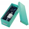 Scatola porta CD Leitz Click & Store WOW, turchese, cartone, 143 mm, 352 mm, 136 mm, 440 g