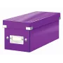 Scatola porta CD Leitz Click & Store WOW, viola, cartone, 440 g