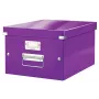 Scatola portadocumenti media Leitz Click & Store WOW, viola, cartone, 16,7 L, 281 mm, 200 mm, 265 x 335 x 188 mm