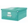 Scatola portadocumenti grande Leitz Click & Store WOW, turchese, cartone, 29,6 L, 1,28 kg, 1 pz.