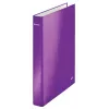 Raccoglitore ad anelli Leitz WOW plastificato A4+ 2DR/25mm, A4, cartone, viola, bianco, 250 fogli, 80 g/m²