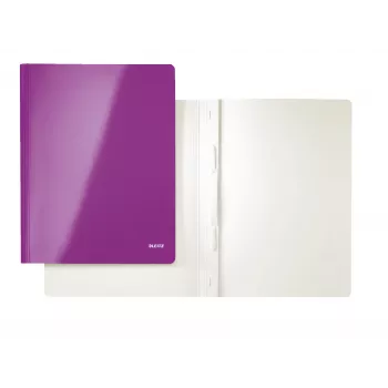 Cartella a lembo Leitz WOW cartone/cartoncino A4, A4, cartone, viola, 250 fogli, 240 mm, 3 mm