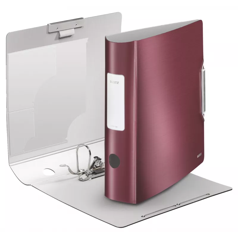 Leitz 180° Aktivstil PP raccoglitore ad anelli A4/80mm, A4, Polyfoam, rosso, 500 fogli, 80 g/m², 8,2 cm