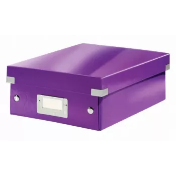 Leitz scatola organizer Click & Store WOW piccola, viola, cartone, 600 g