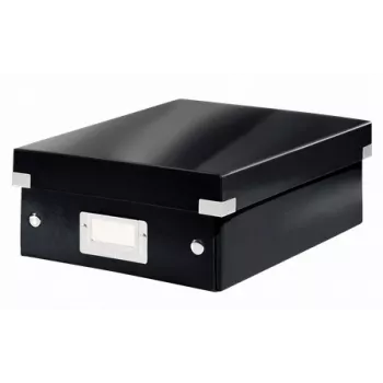 Leitz Click & Store WOW scatola organizer piccola, nero, cartone, 600 g