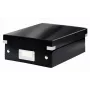 Leitz Click & Store WOW scatola organizer piccola, nero, cartone, 600 g