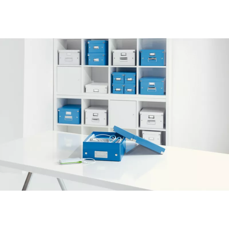 Leitz Click & Store WOW scatola contenitore media, blu, cartone, 880 g