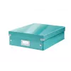 Leitz Click & Store WOW scatola organizer media, blu, cartone, 880 g