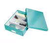 Leitz Click & Store WOW scatola organizer media, blu, cartone, 880 g