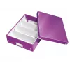 Leitz Click & Store WOW scatola organizer media, viola, cartone, 880 g