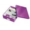 Leitz Click & Store WOW scatola organizer media, viola, cartone, 880 g